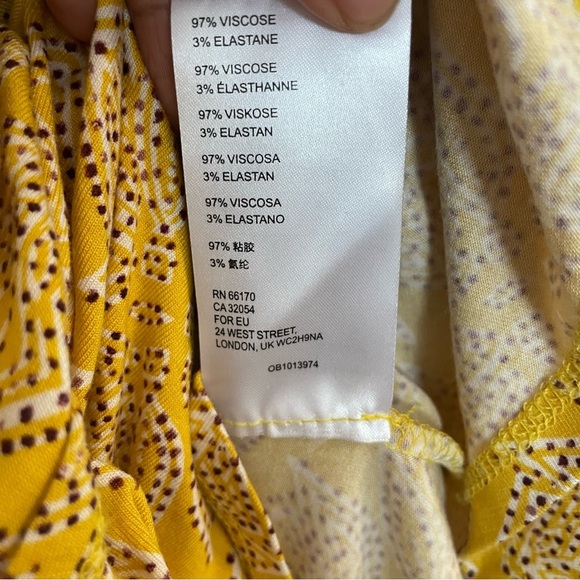 ANTHROPOLOGIE Maeve Fete Floral Asymmetric Midi Dress SIZE M - Picture 4 of 16